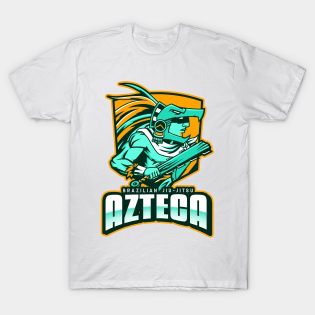 Azteca Brazilian Jiu Jitsu Bjj T-Shirt by Tip Top Tee's